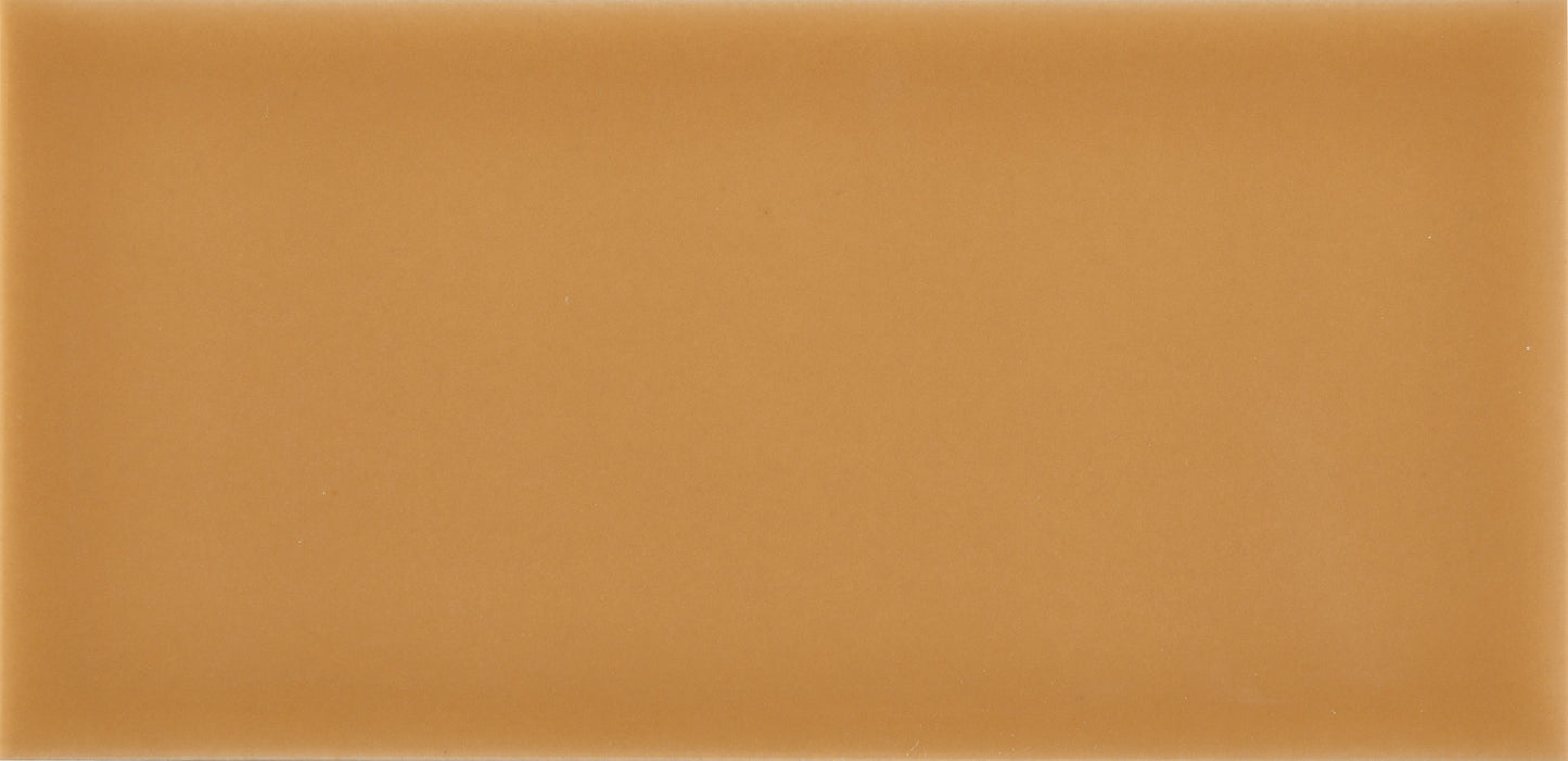 Cursive Goldenrod 3x6 Field Tile Glossy