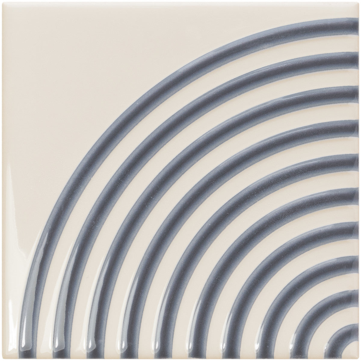 Twister Vapor & Titanium Blue 5x5 Twist Decorative Tile