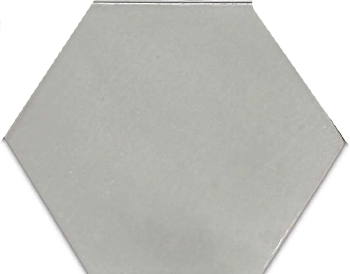 Zellige Hexa Grey 4x5 Hexagon Field Tile Glossy