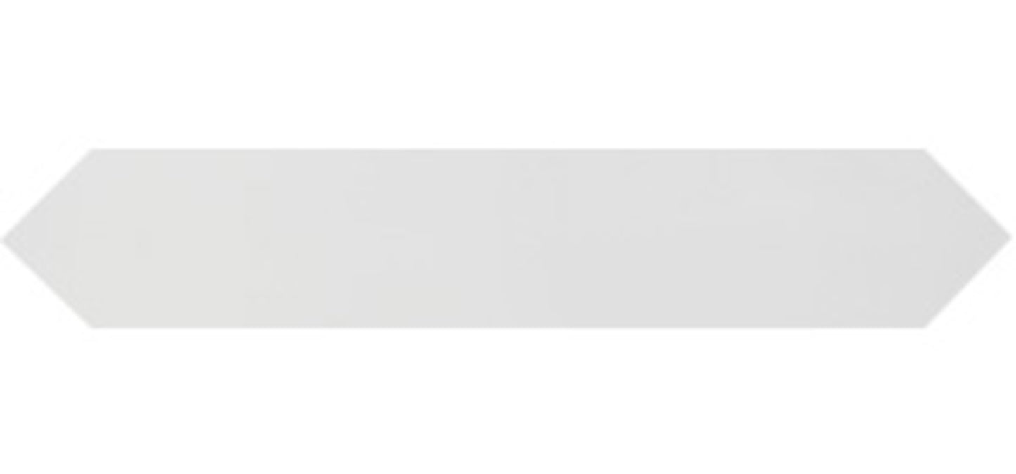 Gradient White 2x9 Crayon Field Tile Matte