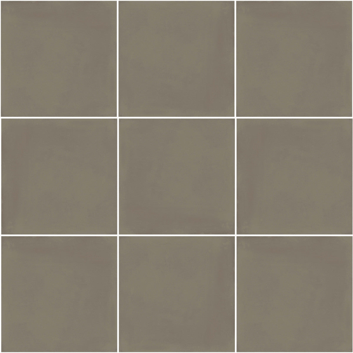 D_Segni Mud 8x8 Field Tile Matte