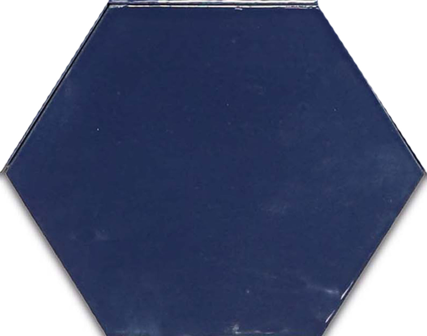 Zellige Hexa Cobalt 4x5 Hexagon Field Tile Glossy