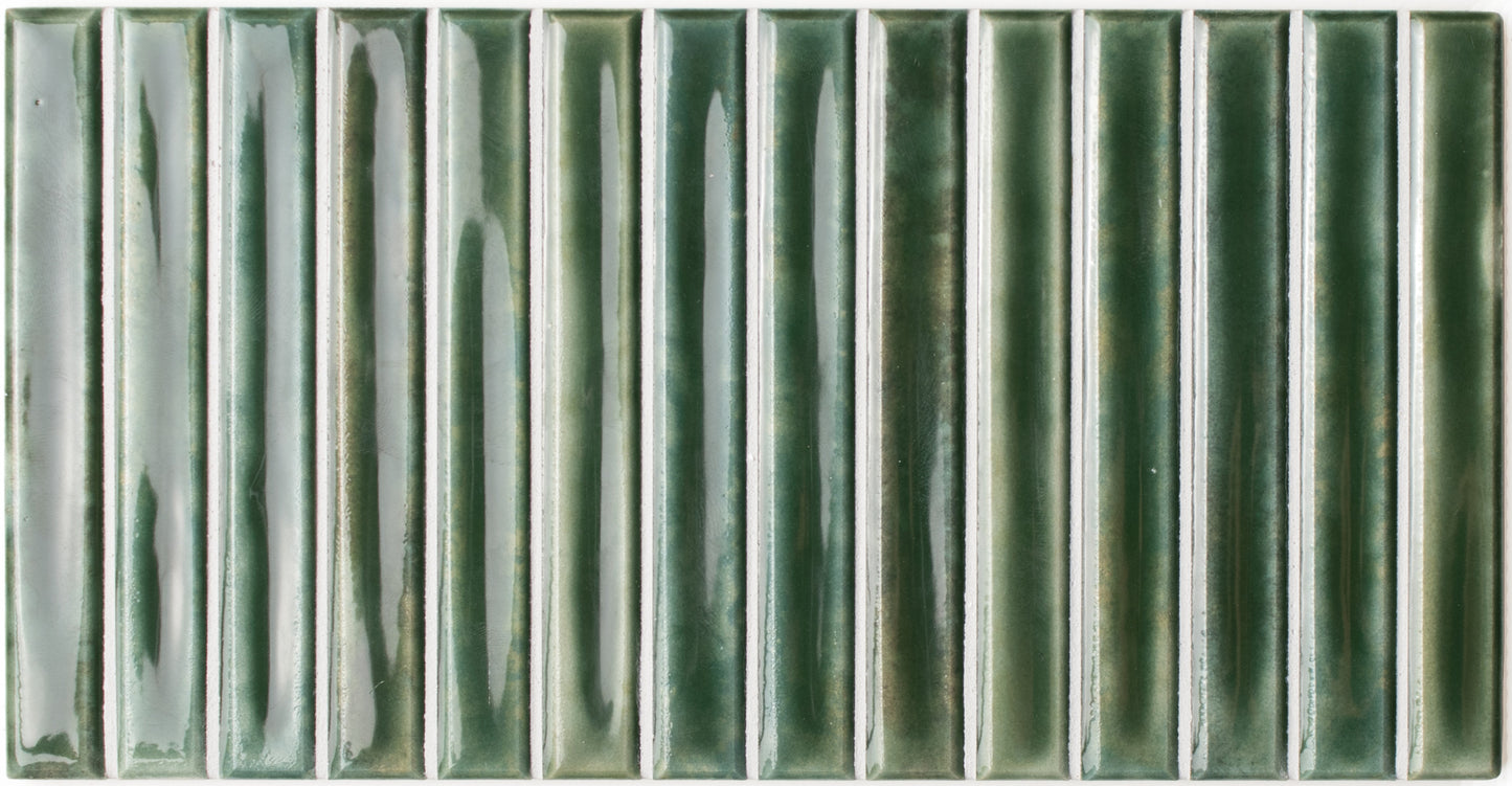 Potters Forest 5x10 Bars Decorative Tile Glossy