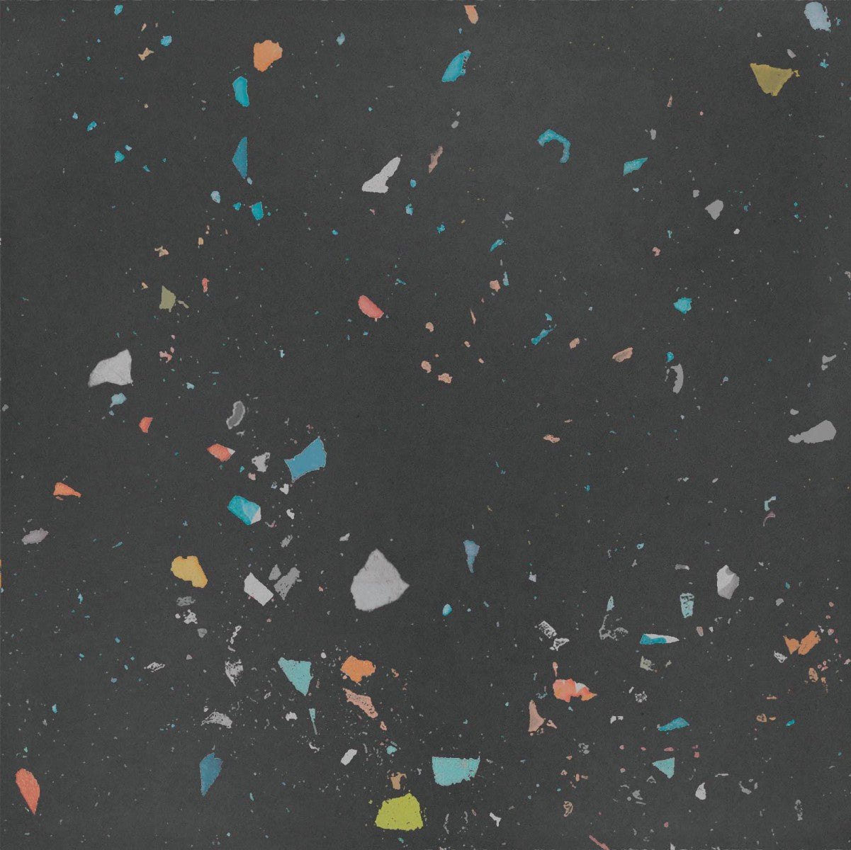 Drops Graphite 7x7 Color Field Tile Matte