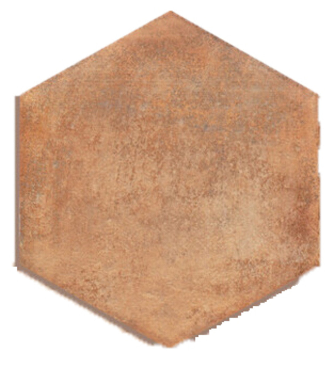 Cotto Revival Rust 8" Hexagon Field Tile Matte