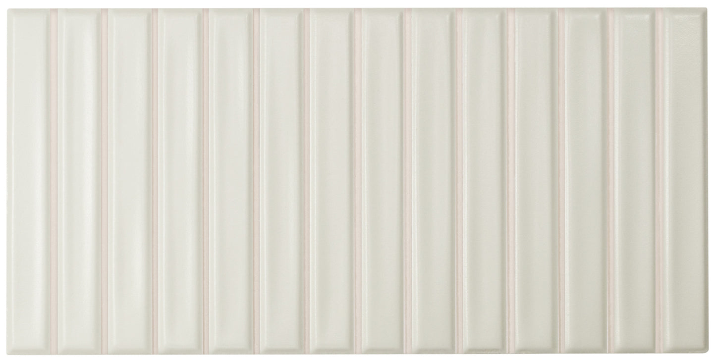 Sweet Bars White 5x10 Field Tile Matte