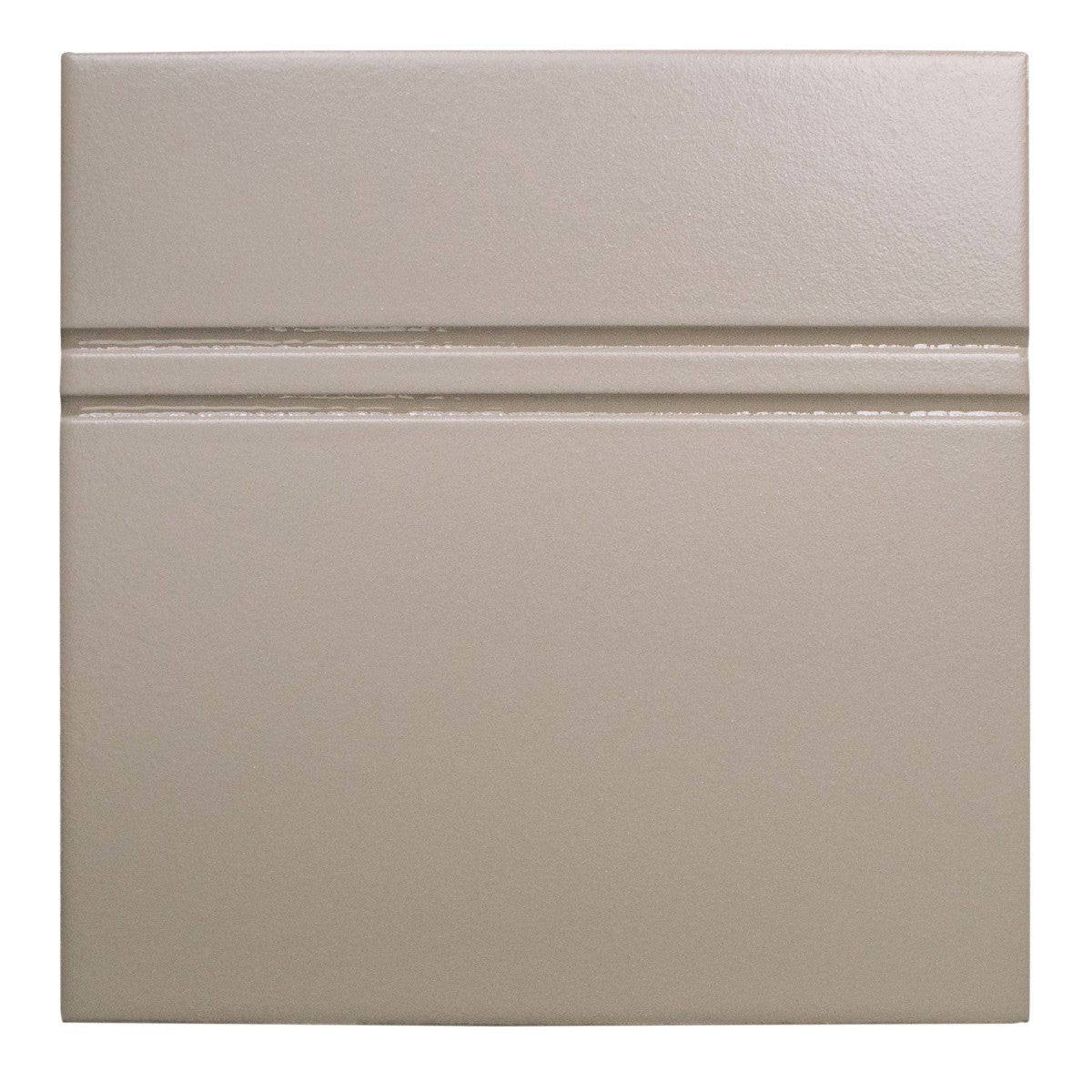 Point and Dash Greige 6x6 Dash Decorative Tile