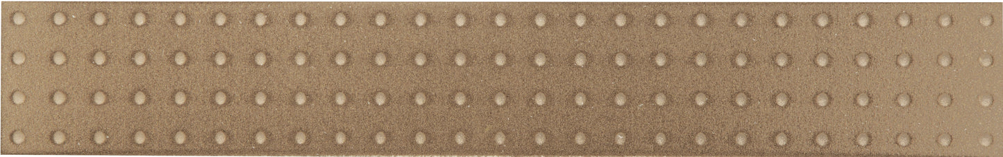 Native Metals Champagne Gold 2x12 Perforated Decorative Tile Satin