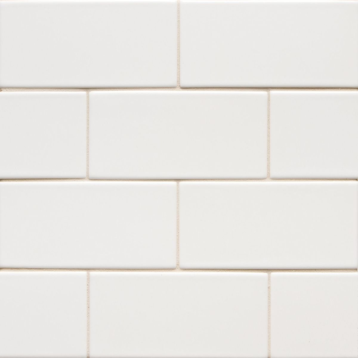 6th Avenue White 3x6 Field Tile Glossy
