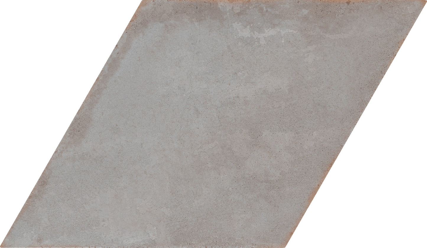 Mud Grey 6x10 Diamond Field Tile Matte