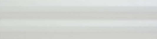 Stripes Ice White 3x12 Stripes Decorative Tile Matte