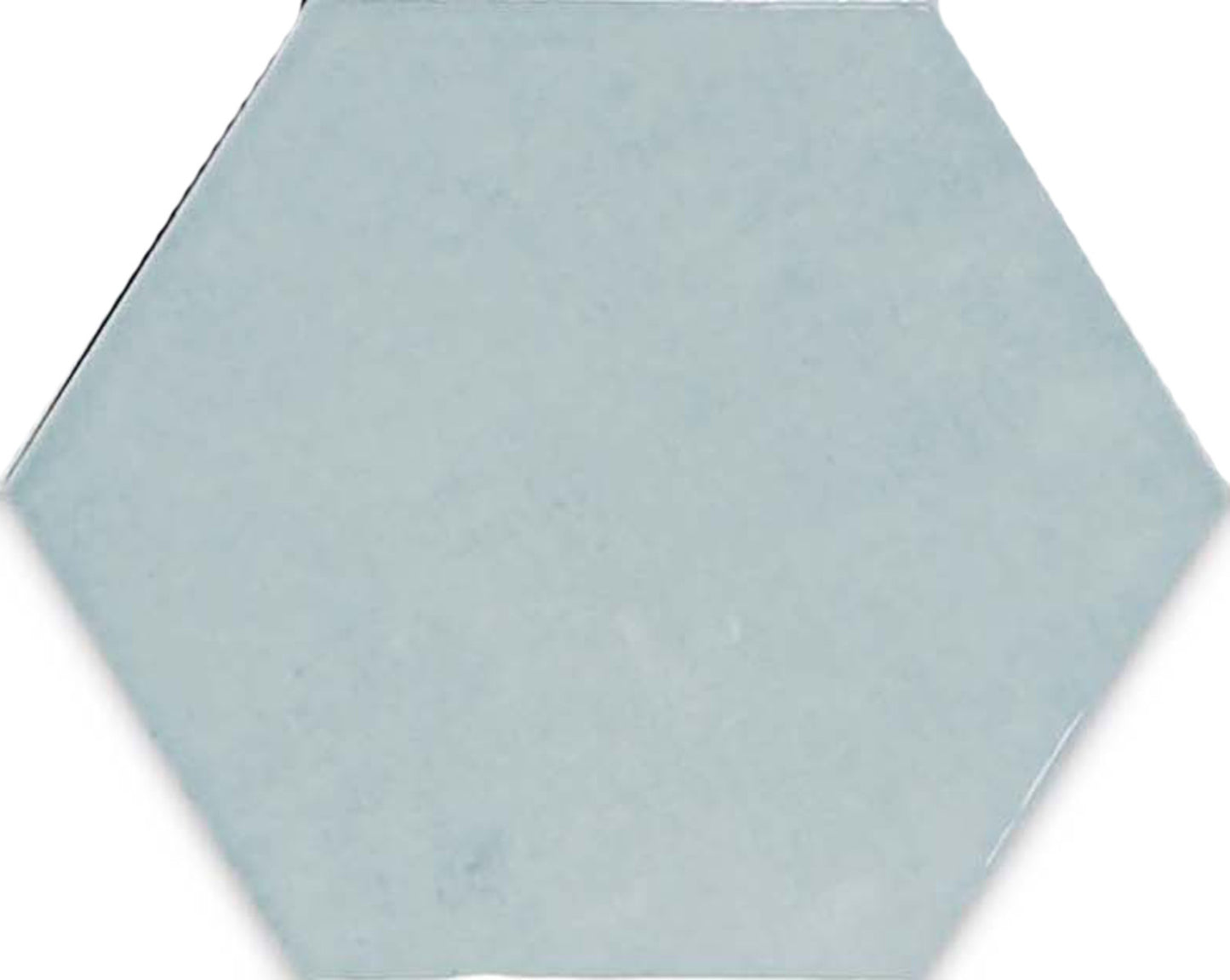 Zellige Hexa Aqua 4x5 Hexagon Field Tile Glossy
