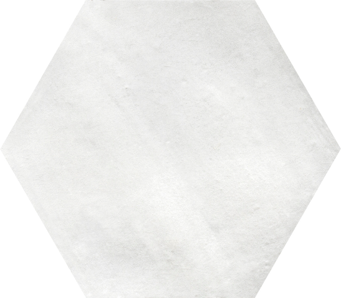 Eden White 5-1/2x6 Hexagon Field Tile Matte