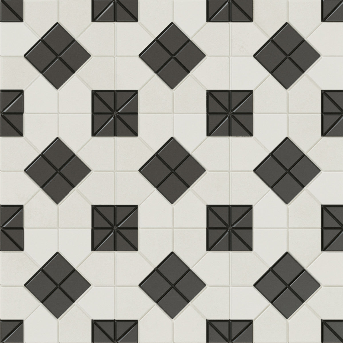 Tesserae B&W 11x11 Suit Field Tile