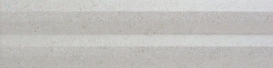 Stripes White Stone 3x12 Stripes Decorative Tile Matte