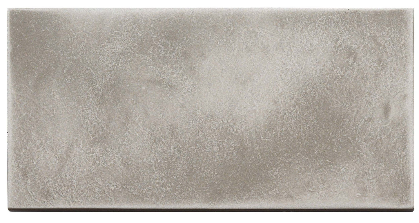 Refined Metal Stainless Satin 4x9 Field Tile Hammered