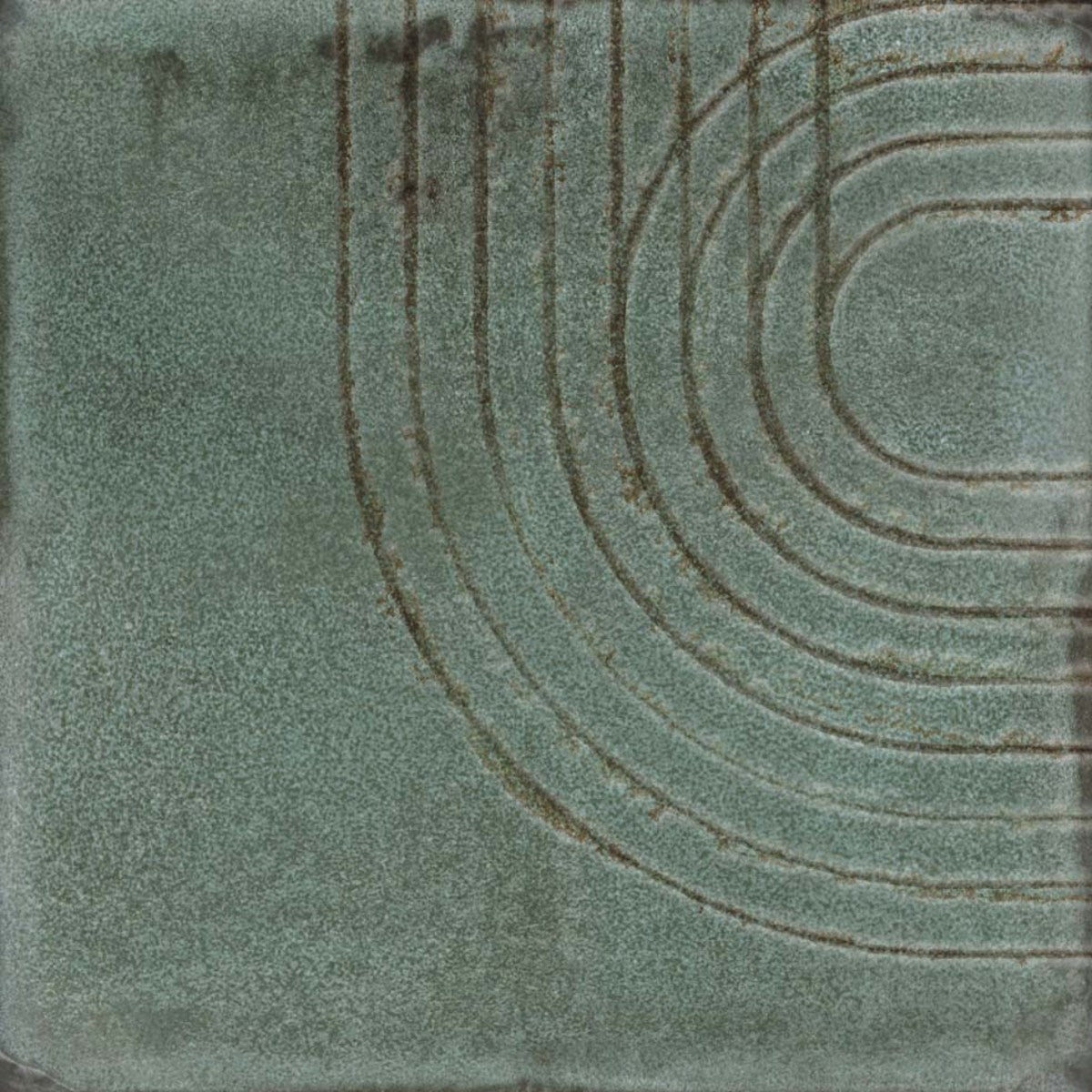 Enso Green 5x5 Wabi Field Tile Matte