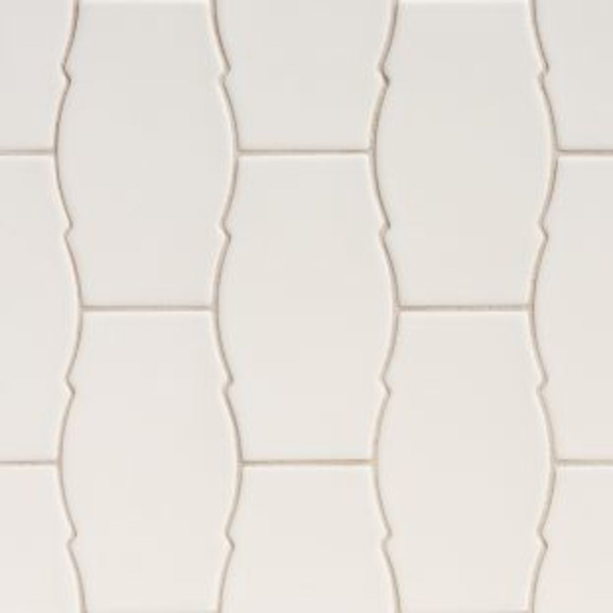 Robert Am Stern Snow 3x6 Ovolo Decorative Tile Matte
