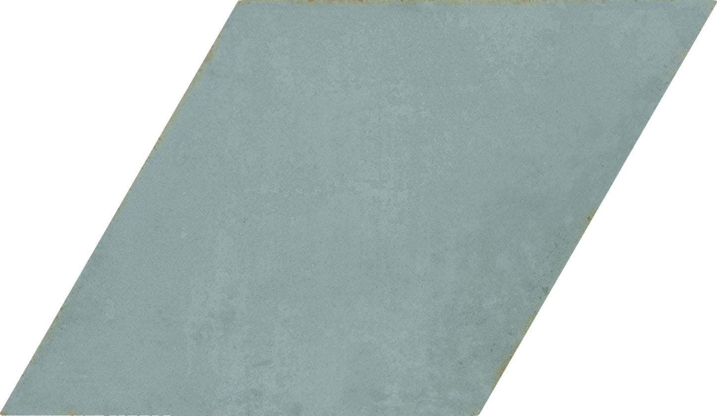 Mud Teal 6x10 Diamond Field Tile Matte