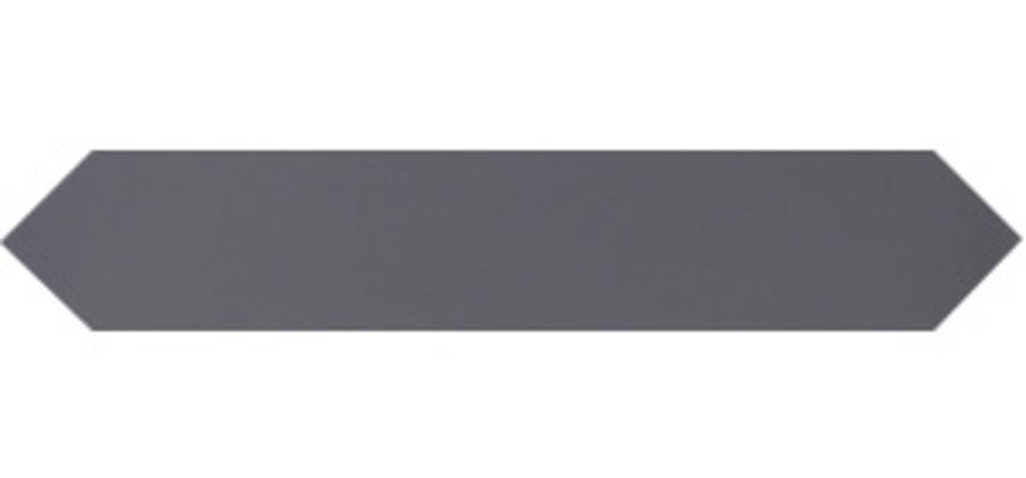 Gradient Black 2x9 Crayon Field Tile Matte