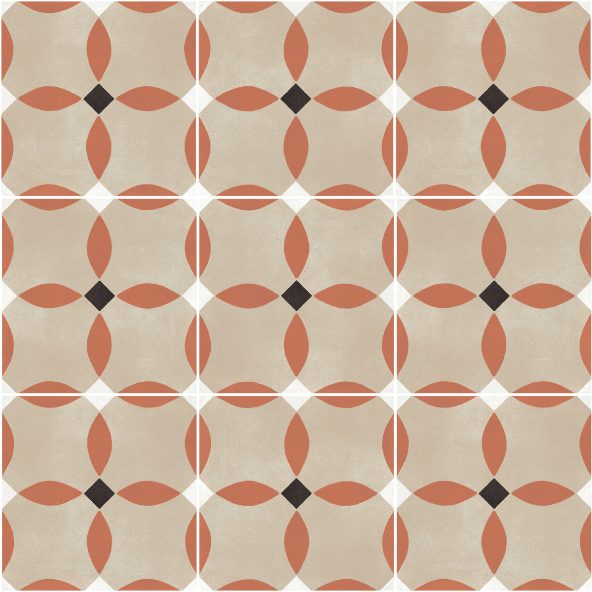 D_Segni Color Monarch 8x8 Monarch Decorative Tile Matte