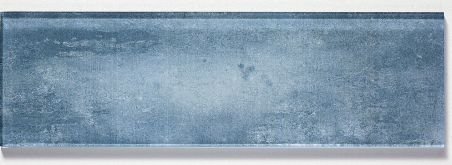 Impressions Horizon Blue 3-1/2x12 Field Tile Glossy