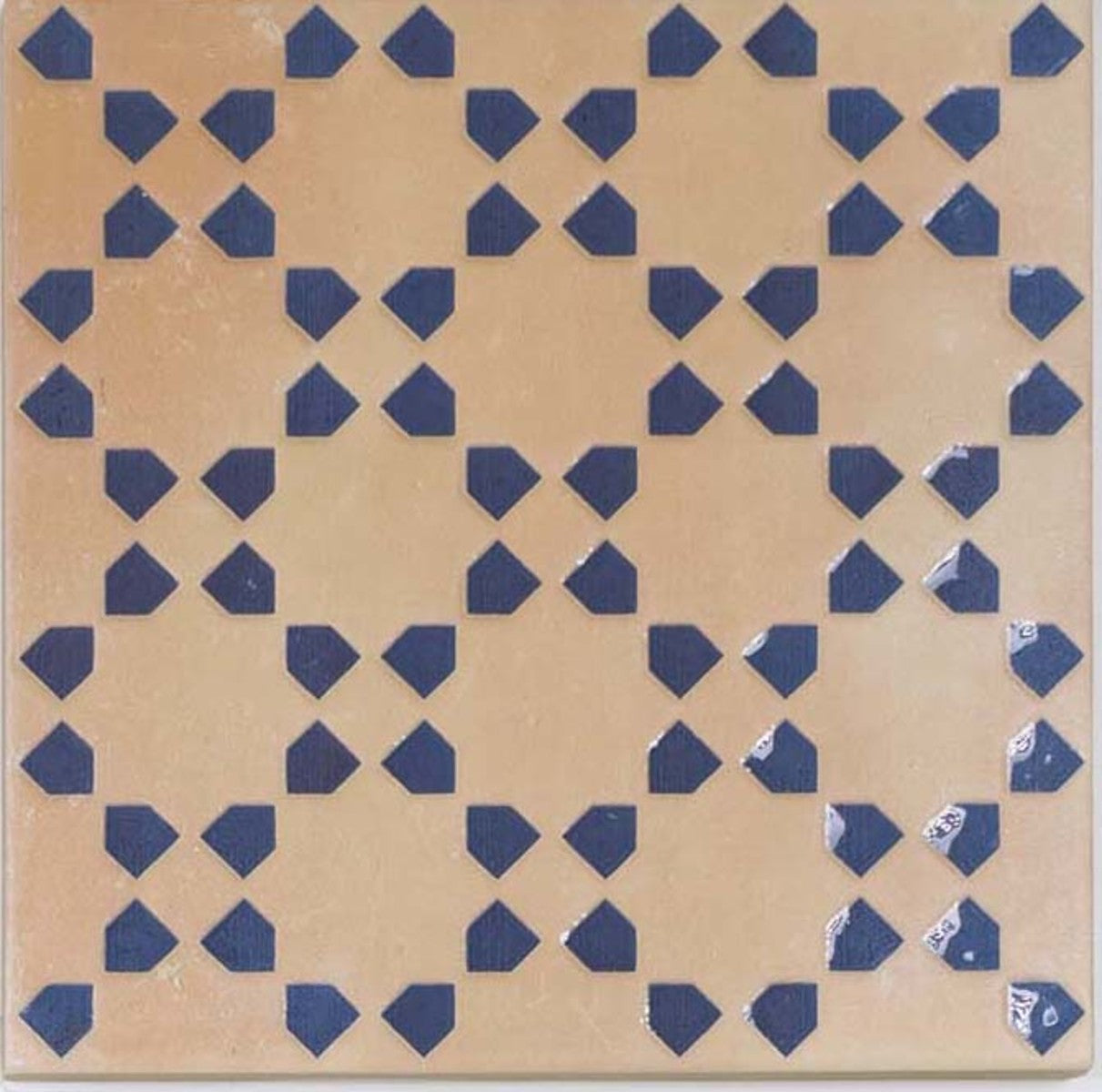 Bejmat Biscuit Azure 6x6 Decorative Tile Matte