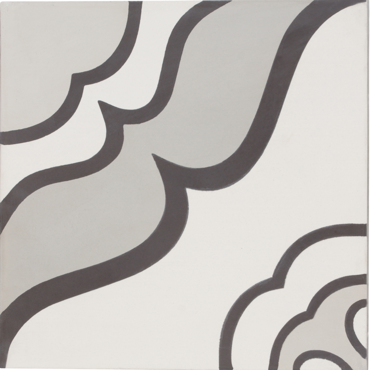 Duquesa Cement Noir 8x8 Jasmine Decorative Tile Matte