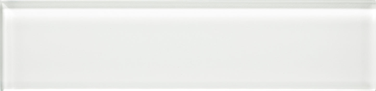 Glass Essentials Pure Silk 2x8 Field Tile Glossy