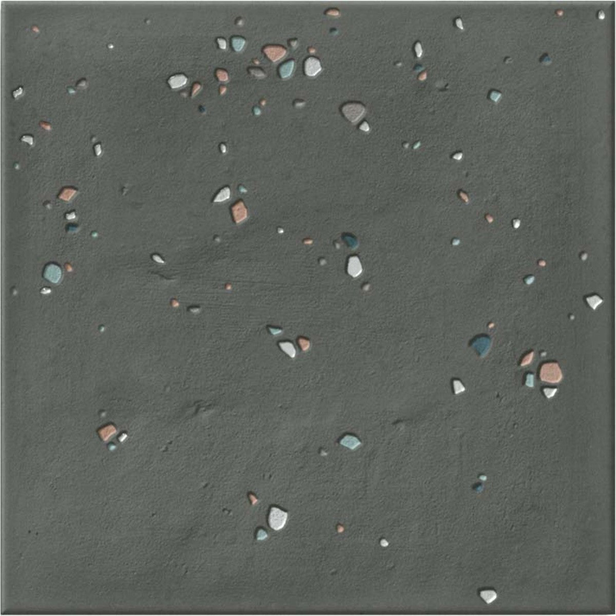 Stardust Nero 6x6 Pebbles Decorative Tile