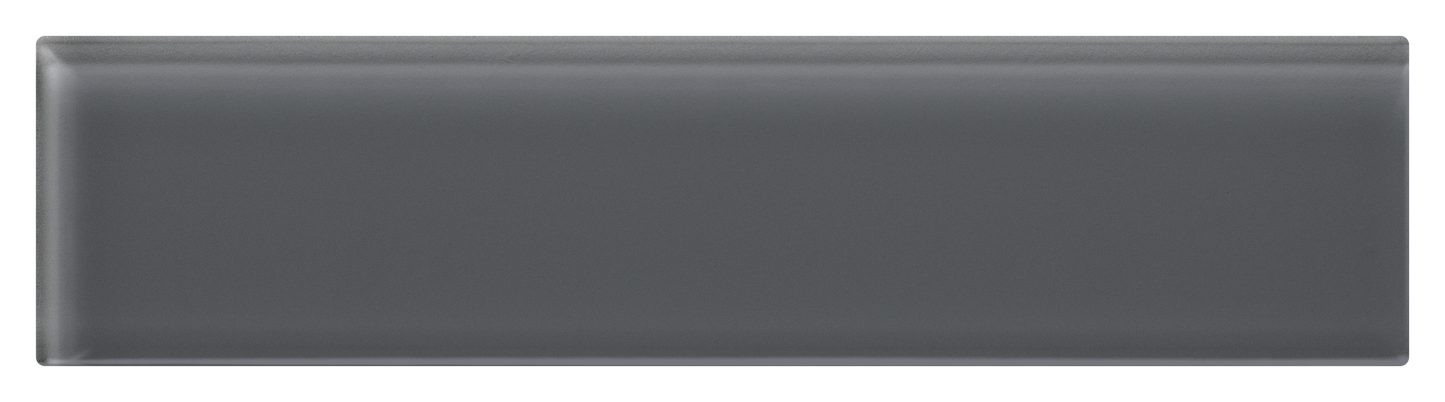 Glass Essentials Graphite 2x8 Field Tile Glossy