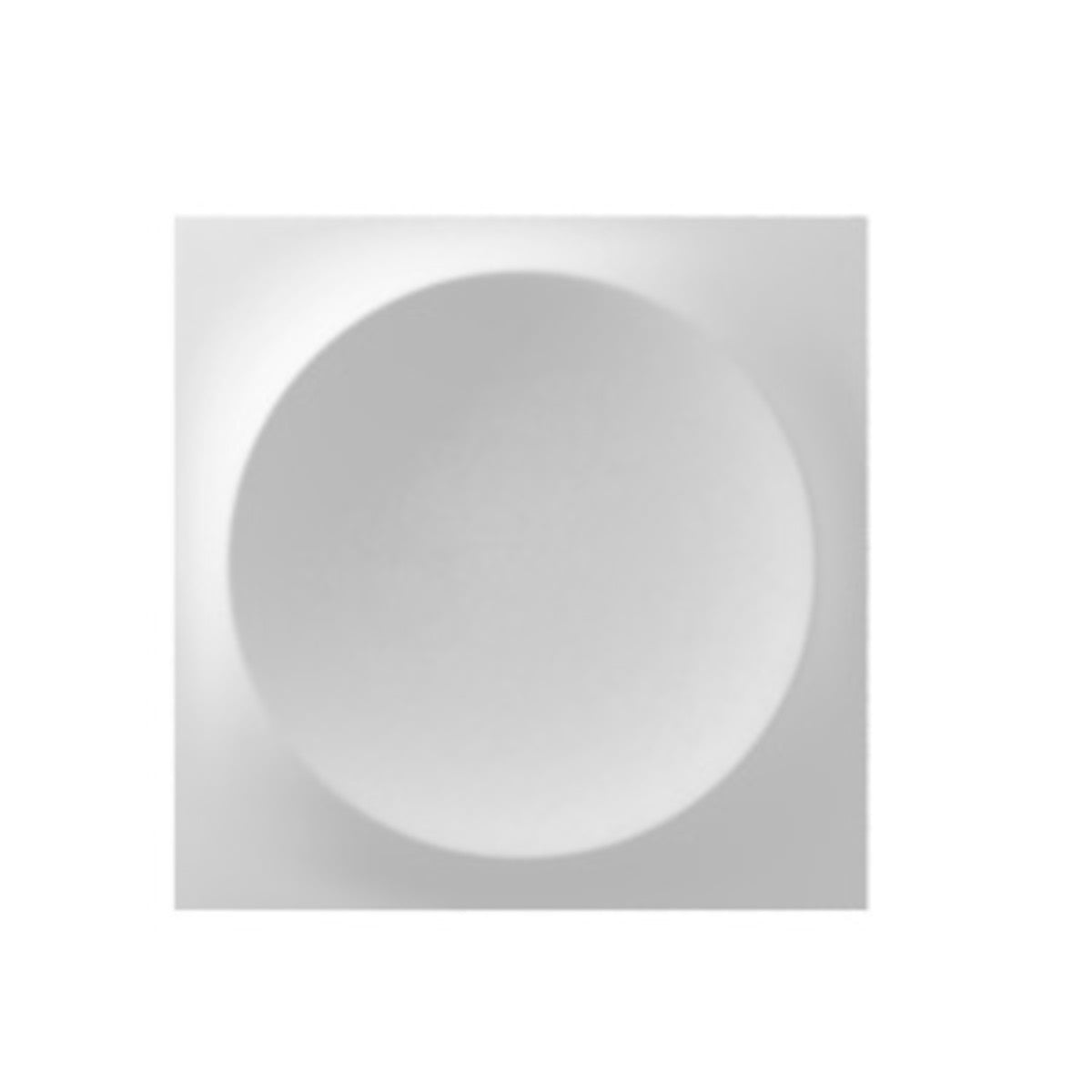 Wow Ice White 5x5 Moon Decorative Tile Matte (Ceramic)