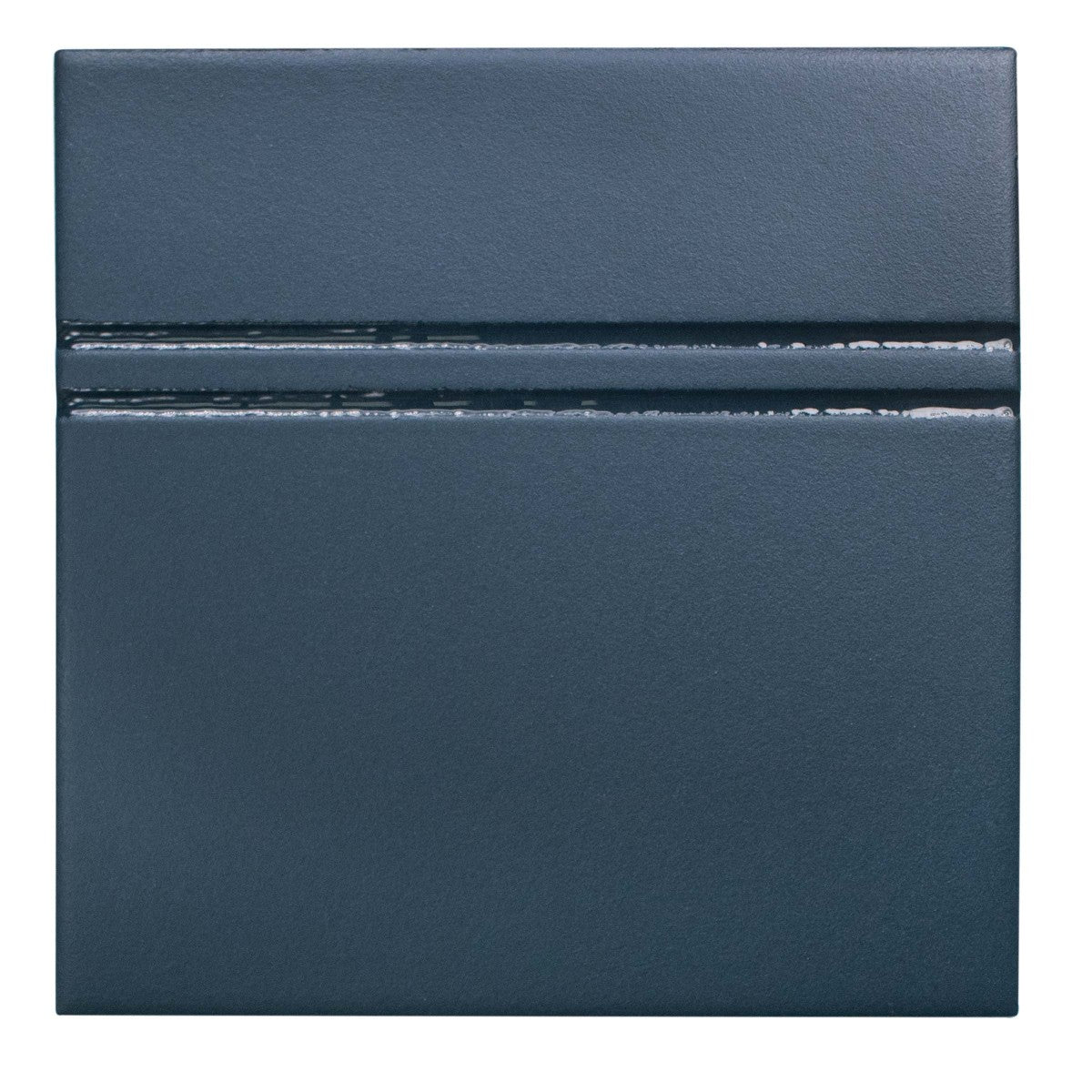 Point and Dash Peacock 6x6 Dash Decorative Tile