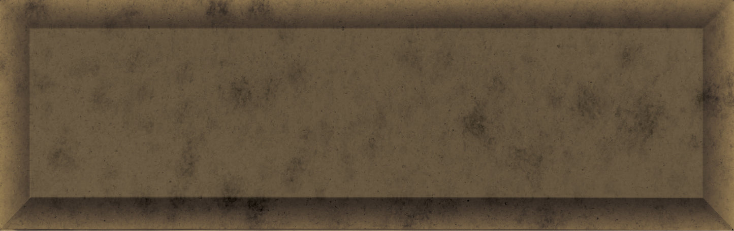 Obsidian Antique Bronze Mirror Tile 3X9 Beveled