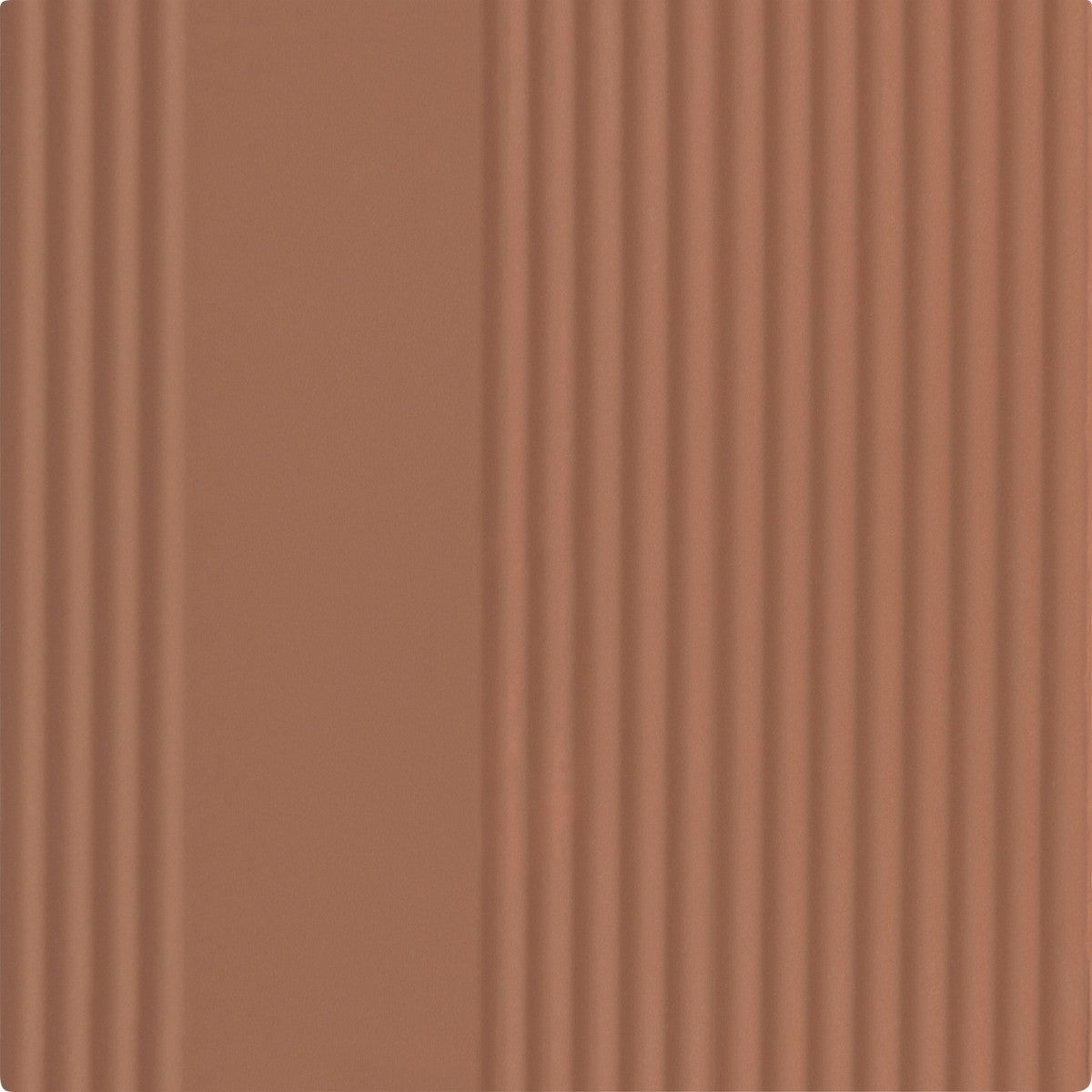 Rhyme and Reason Warm Terracotta 6x6 Square Ripple Field Tile