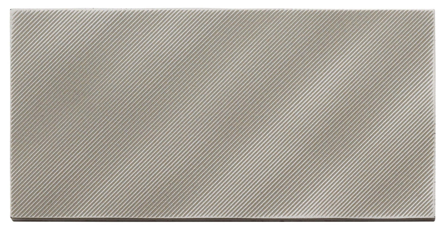 Refined Metal Stainless Gloss 4x9 Field Tile Linear Wave