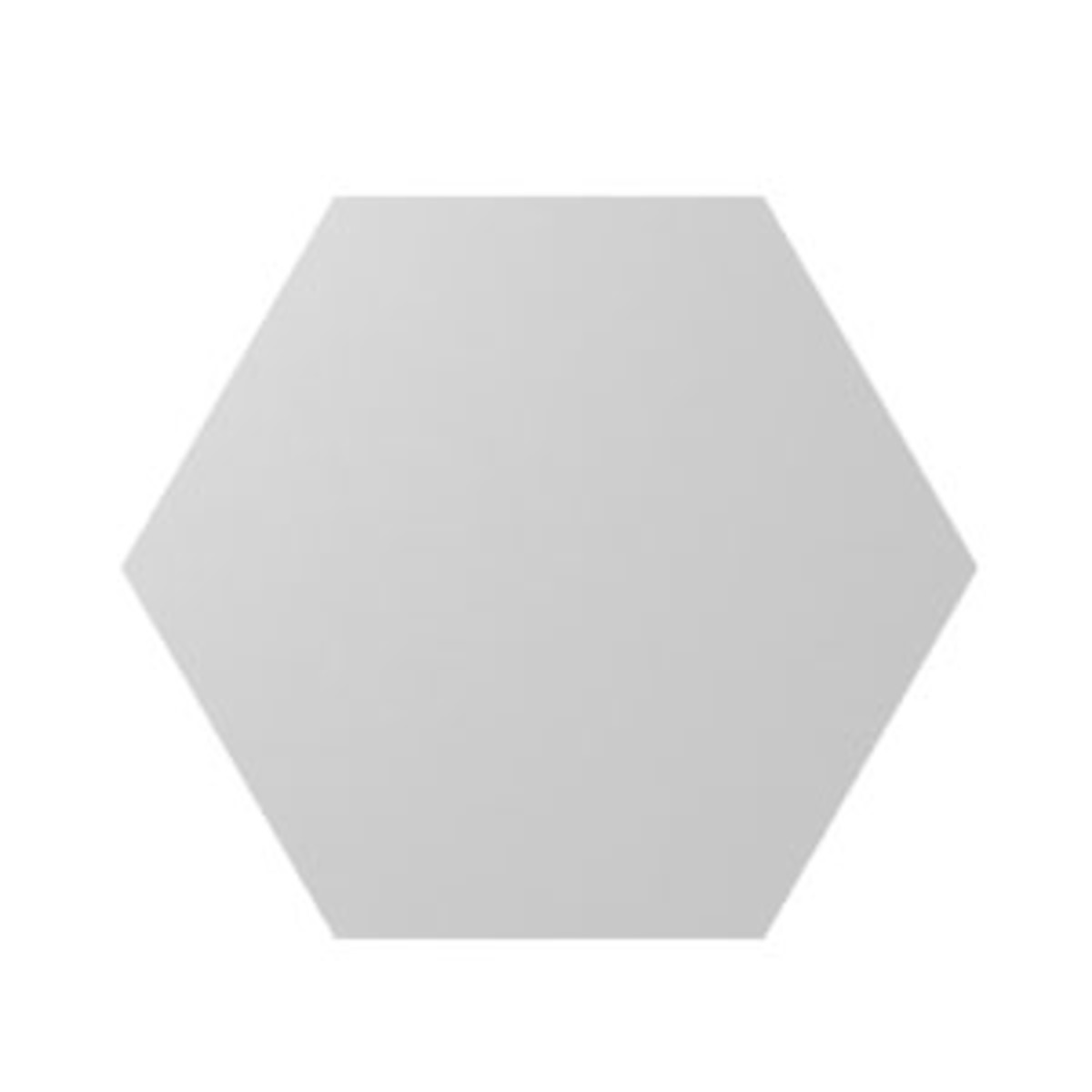 Wow Ice White 9x10 Hexagon Field Tile Matte