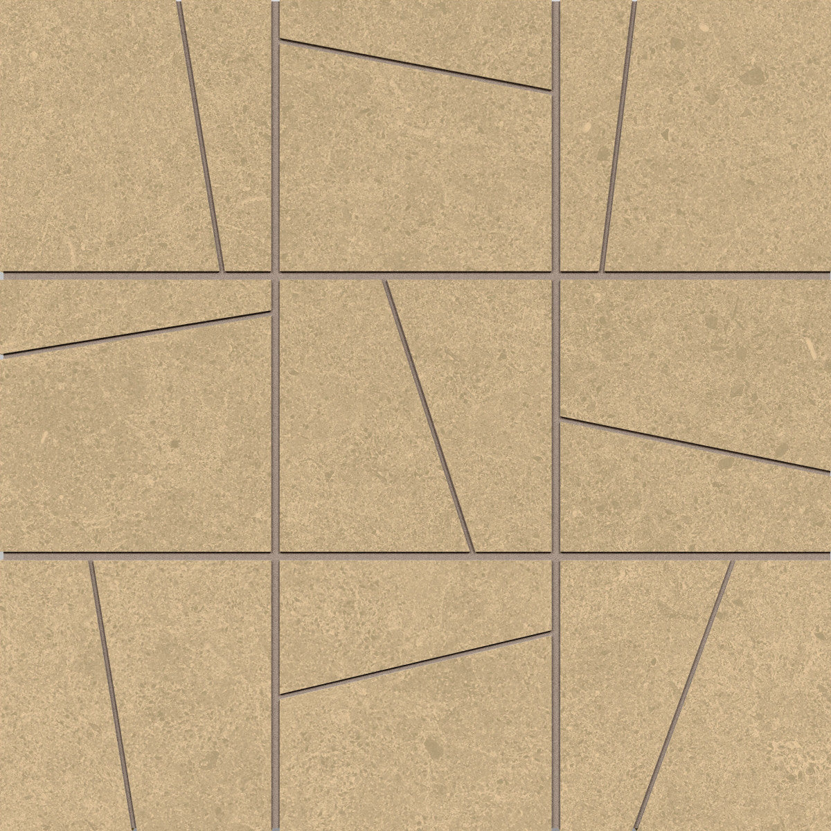 Argent 2.0 Golden Glow 4x4 Random Angle Mosaic