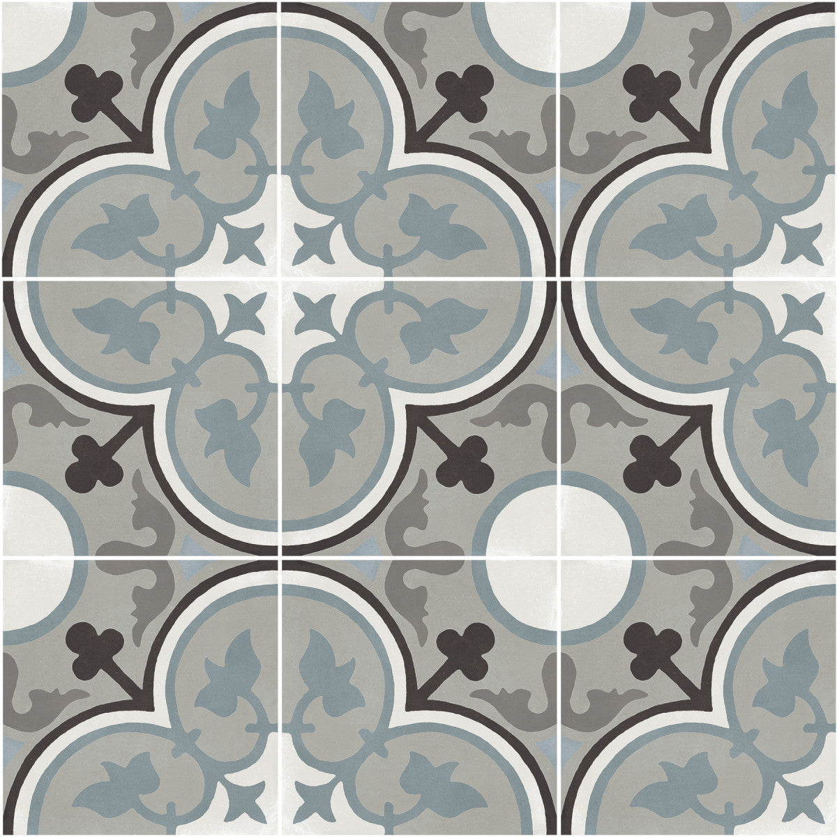 D_Segni Color Lily 8x8 Lily Decorative Tile Matte