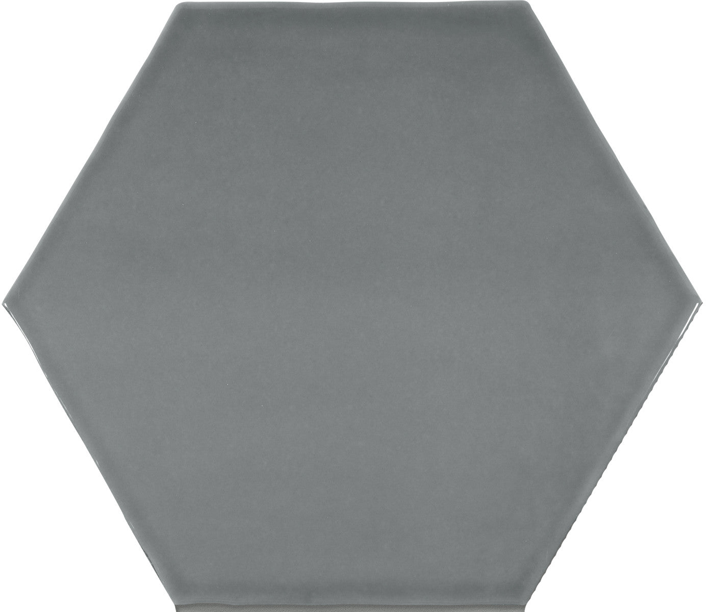 Teramoda Charcoal 6x7 Hexagon Field Tile Glossy