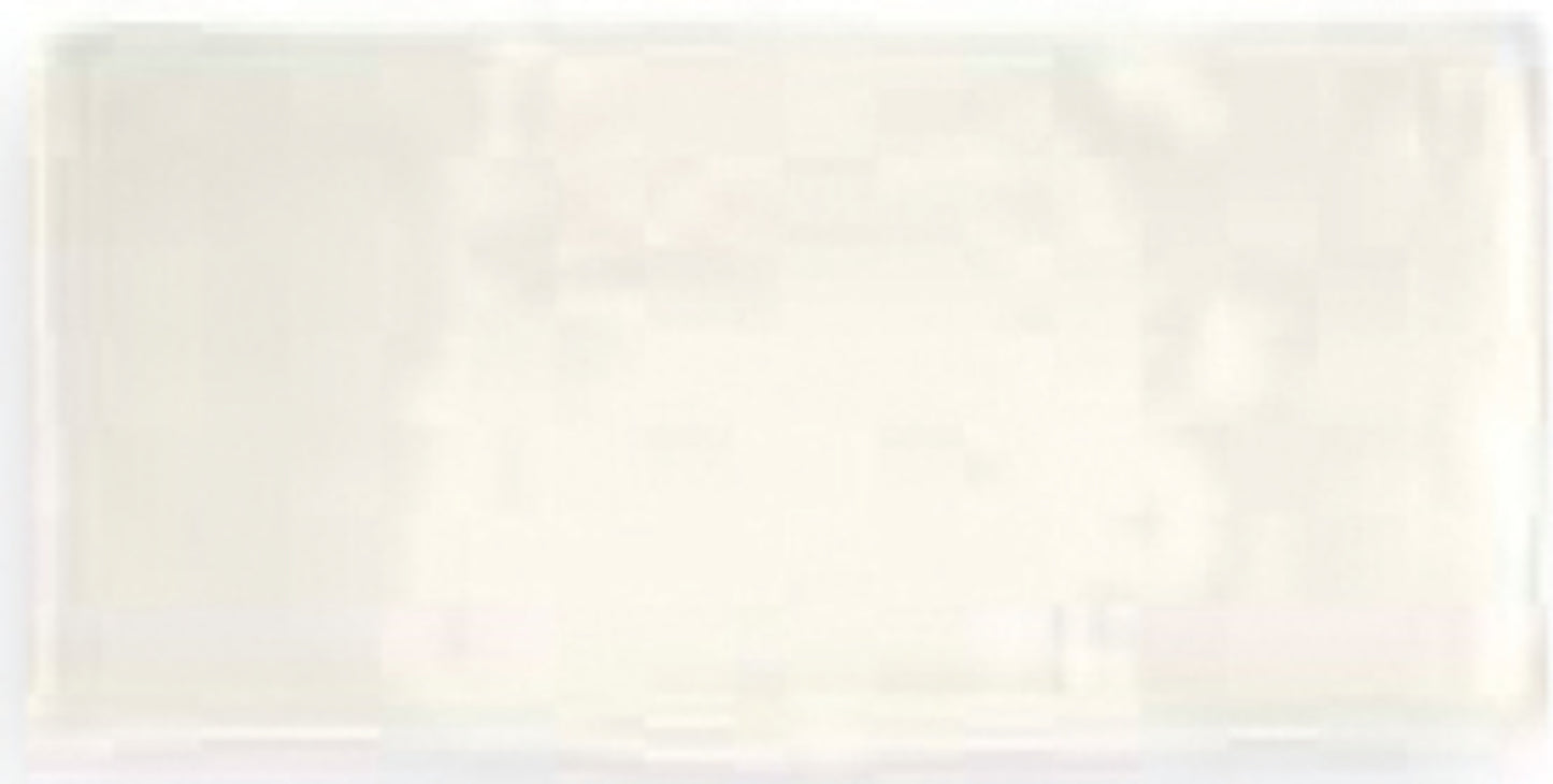 Crafted Cream 3x6 Handmade Wall Tile Glossy