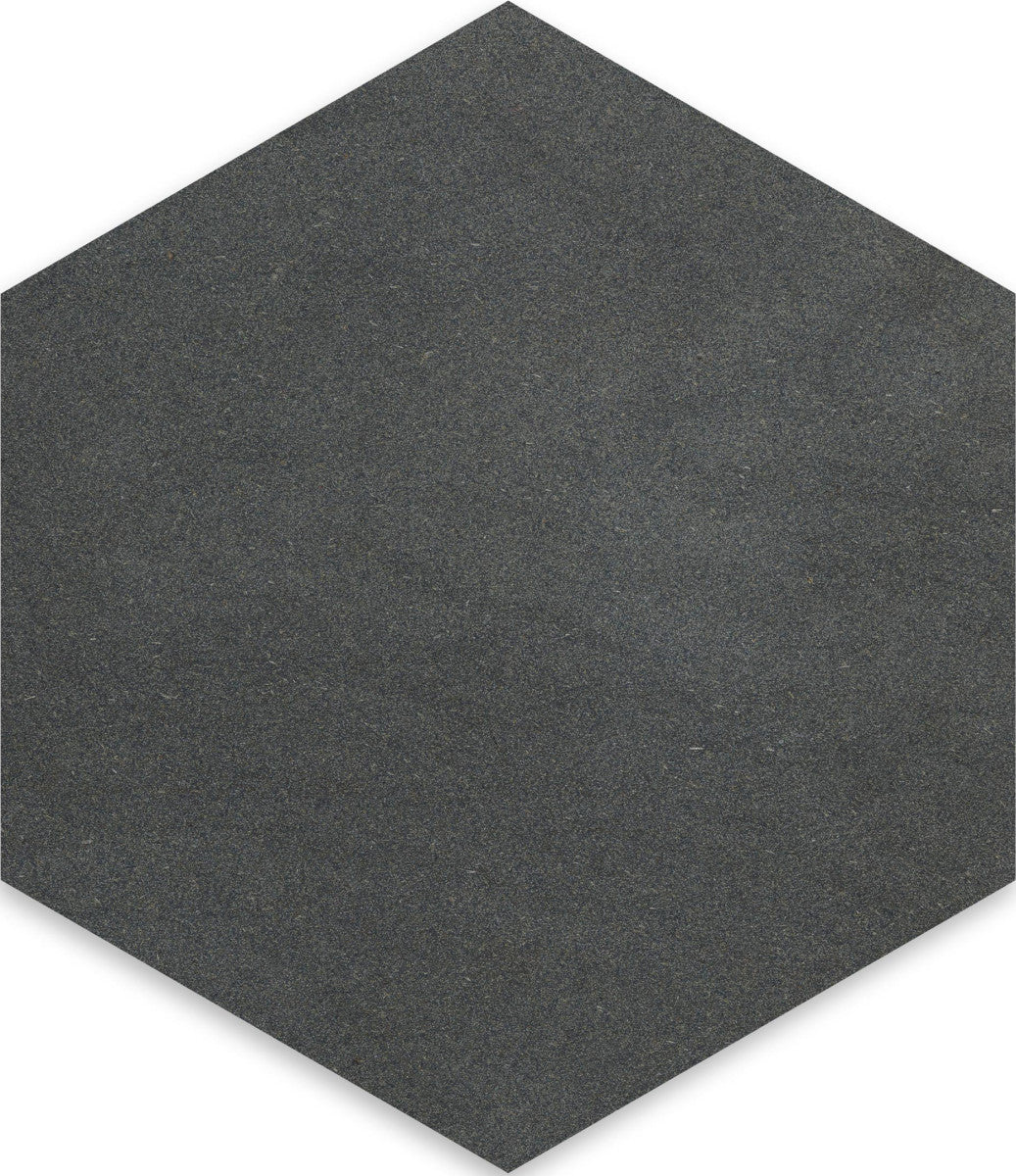 Basalt Gray 10" Hexagon Field Tile Honed