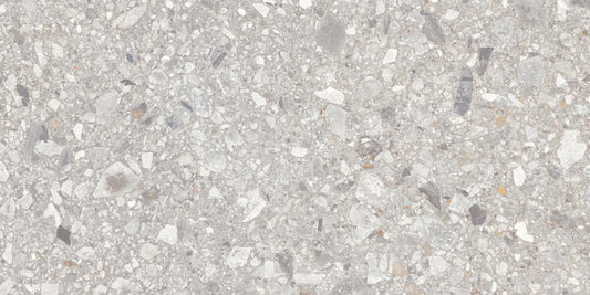 Santiago Light Gray 3D Hex Mosaic Rectified