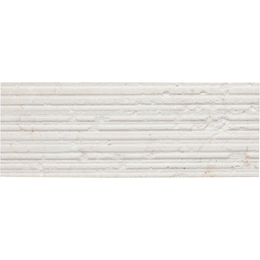 Shift Cream 3x8 Rake Field Tile