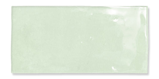 Fez Mint 2x5 Field Tile Glossy