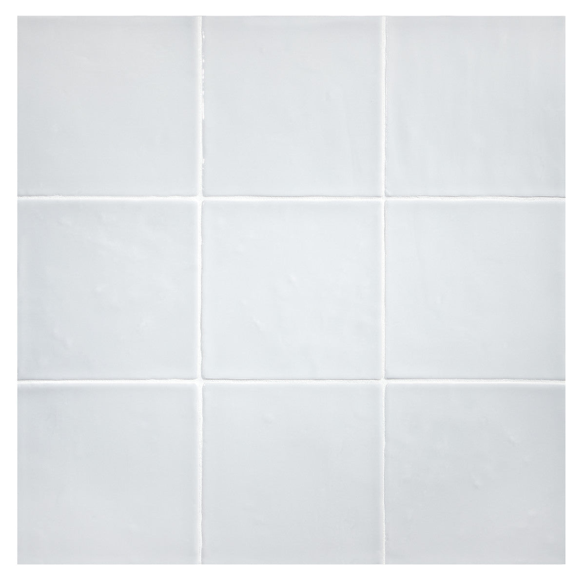 TrueTones Ceramics Hint Of Grey Gloss 4-1/2x4-1/2 Zelli Field Tile Gloss