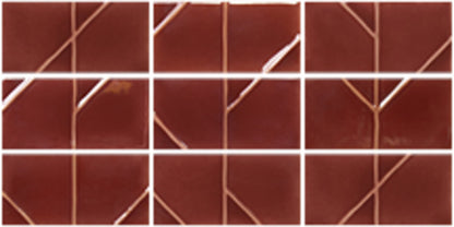 Yoko Bordo 3x5 Origami Decorative Tile