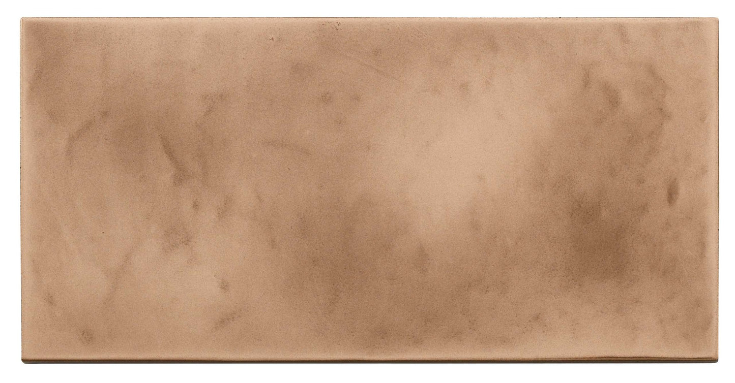 Refined Metal Bronze Gloss 4x9 Field Tile Hammered