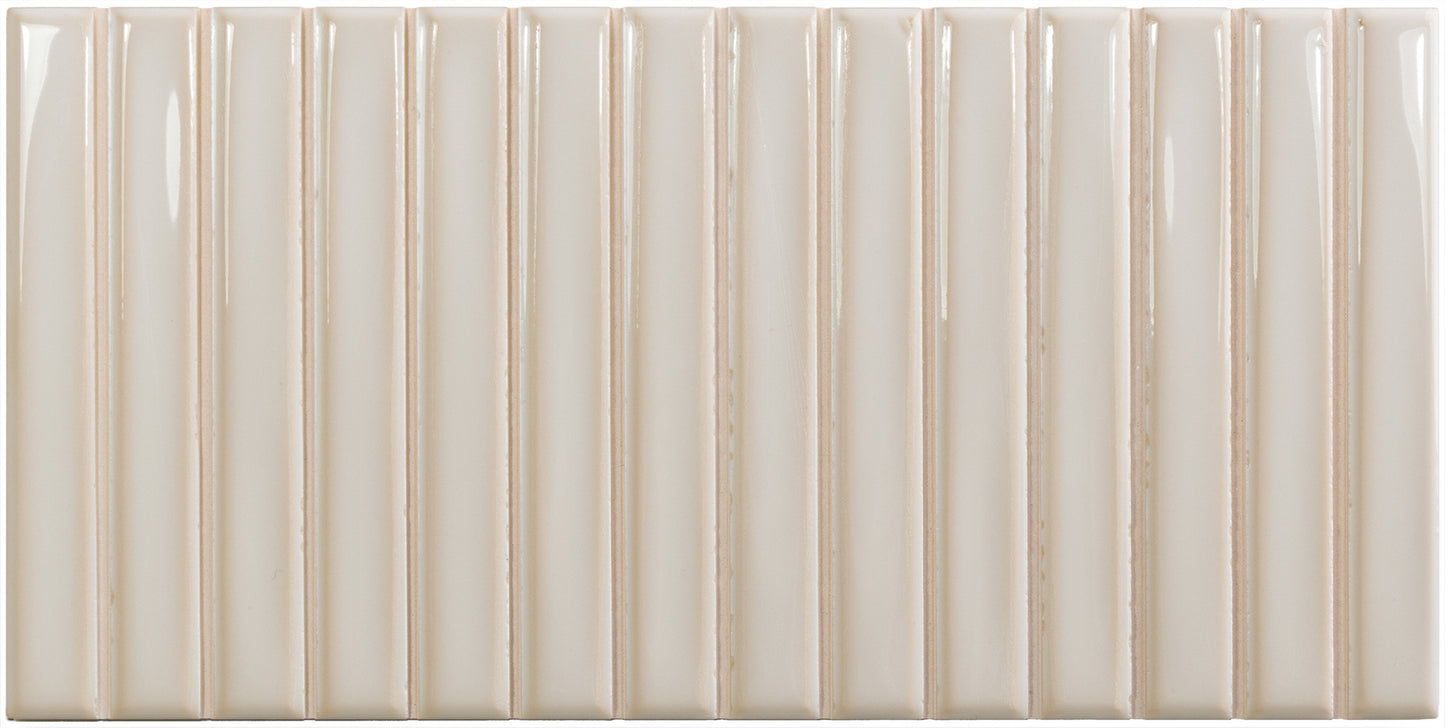 Sweet Bars Deep White 5x10 Field Tile Gloss