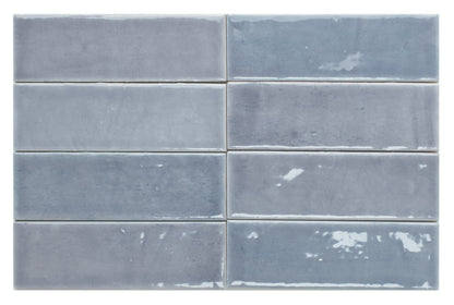 Colour Notes Viola 2x5 Field Tile Glossy